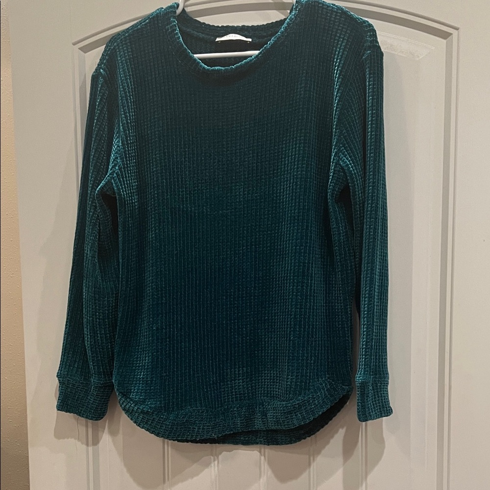 Zenana Outfitters hunter green Knit Sweater